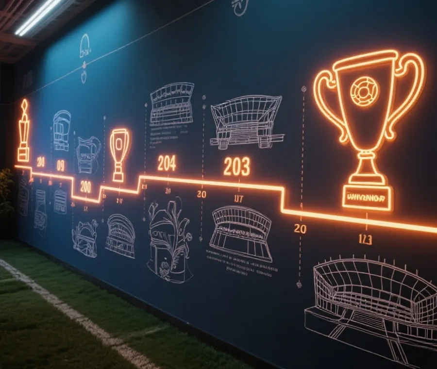 世界杯时间轴展示图